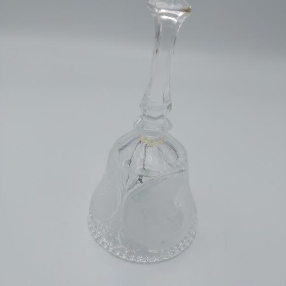Vintage Etched Crystal Bell - Picture 1 of 5